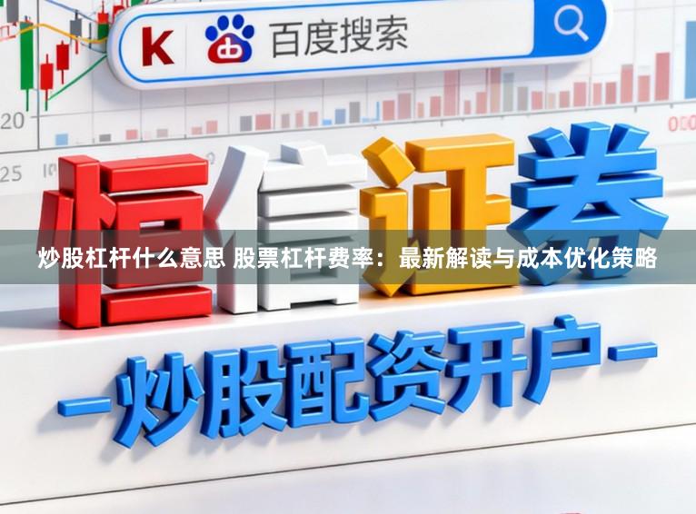 炒股杠杆什么意思 股票杠杆费率：最新解读与成本优化策略