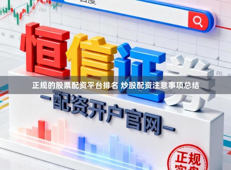 正规的股票配资平台排名 炒股配资注意事项总结